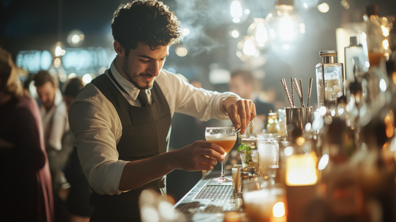 Contrate um Bartender Profissional para seu Evento