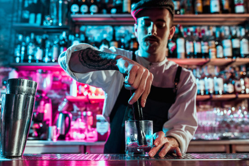 Bartender para Bar Mitzvah Contratação Guanabara - Barman para Bar Mitzvah Vila Olímpia