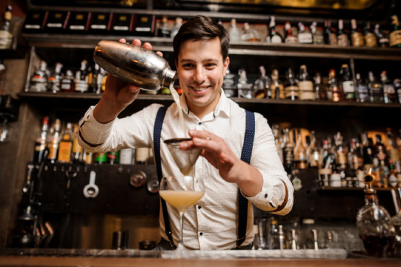 Serviço de Barman Tradicional para Bat Mitzvah Baeta Neves - Bartender para Bat Mitzvah