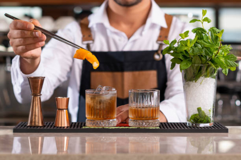 Serviço de Bartender para Coquetel de Lançamento Moema - Barman para Evento Corporativo