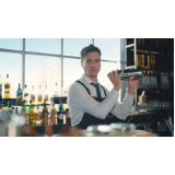 serviço de equipe de bartender para lançamento de marca Higienópolis